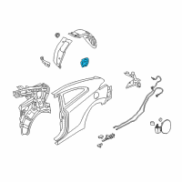 OEM Hyundai Elantra Coupe Housing Assembly-Fuel Filler Diagram - 71531-3X200