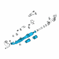 OEM 2017 Ford F-350 Super Duty Diesel Particulate Filter Diagram - HC3Z-5H270-A