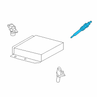 OEM 2006 Dodge Sprinter 2500 Plug-Glow Diagram - 5080047AB