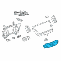 OEM 2021 Cadillac XT5 Dash Control Unit Diagram - 84295780