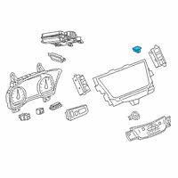 OEM 2020 Chevrolet Silverado 1500 Sentinel Sensor Diagram - 13507317