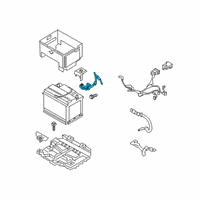 OEM Kia Forte SENSOR ASSY-BATTERY Diagram - 37180M7000