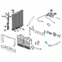 OEM 2022 Chevrolet Colorado Upper Hose Diagram - 12659311