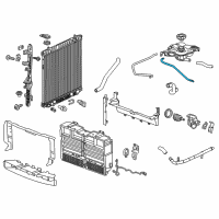 OEM 2022 Chevrolet Colorado Inlet Hose Diagram - 84400327