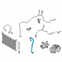 OEM 2017 Lexus NX300h Hose Sub-Assembly, SUCTI Diagram - 88704-78021