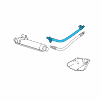 OEM 2003 Mercury Grand Marquis Hose & Tube Assembly Diagram - 3W7Z-6A715-AA