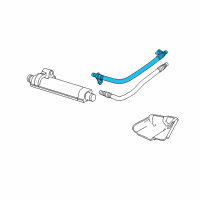 OEM Mercury Hose & Tube Assembly Diagram - 3W7Z-6A715-AA