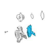 OEM Dodge Sprinter 3500 Gasket-Water Pump Diagram - 68013945AA