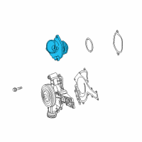 OEM Dodge Sprinter 2500 THERMOSTA Diagram - 68013949AA