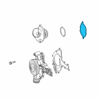 OEM Dodge Sprinter 2500 Gasket-Water Pump Diagram - 68013950AA