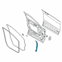 OEM 2020 Lincoln Aviator WEATHERSTRIP Diagram - LC5Z-7820520-A