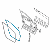 OEM 2022 Lincoln Aviator WEATHERSTRIP Diagram - LC5Z-7820530-A