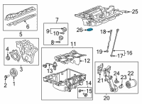 OEM Cadillac CT4 Intake Manifold Seal Kit Diagram - 12670740