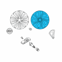 OEM 2019 Hyundai Sonata Aluminium Wheel Assembly Diagram - 52910-E6610