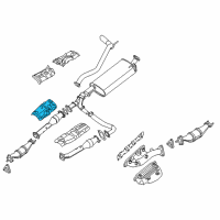 OEM 2015 Nissan Xterra INSULATOR-Heat, Front Floor R Diagram - 74752-EA000