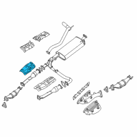 OEM Nissan Pathfinder INSULATOR-Heat, Front Floor R Diagram - 74752-EA000