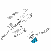 OEM 2015 Nissan Frontier Cover-Exhaust Manifold Diagram - 16590-EA200