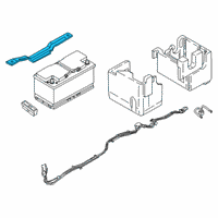 OEM BMW BATTERY BRACKET Diagram - 61-21-9-330-163