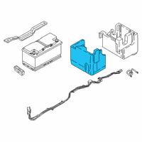 OEM BMW Equipment Insert, Auxiliary Battery Diagram - 61-13-9-354-592