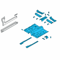 OEM Ford Escape PAN ASY - FLOOR Diagram - LX6Z-7811135-C