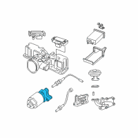 OEM 1996 Cadillac DeVille EGR Valve Gasket Diagram - 3522442