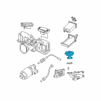 OEM 1995 Chevrolet S10 EGR Valve Diagram - 19210677