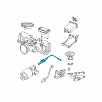 OEM 2000 Chevrolet S10 Oxygen Sensor Diagram - 24576791