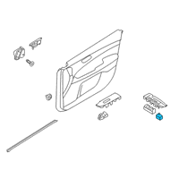 OEM 2022 Kia Forte Switch Assembly-Mirror R Diagram - 93530M6200