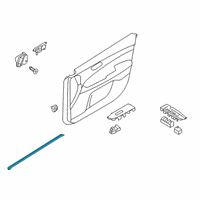 OEM 2019 Kia Forte W/STRIP-Fr Dr Belt I Diagram - 82231M6000