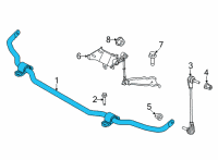 OEM 2022 Ford Mustang Mach-E BAR ASY - ROLL Diagram - LK9Z-5482-A