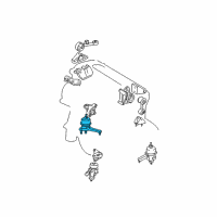 OEM 2003 Toyota Camry Lower Mount Diagram - 12362-28110