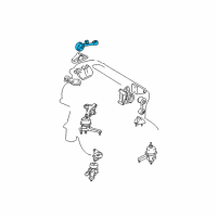 OEM 2002 Toyota Solara Center Mount Diagram - 12363-28090