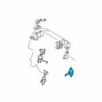 OEM Toyota Camry Lower Mount Diagram - 12306-28080