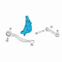 OEM 2017 Cadillac ATS Knuckle Diagram - 23118084