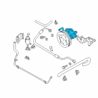 OEM 1999 Chevrolet Tracker Pump, P/S Diagram - 30020979