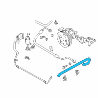 OEM 2003 Chevrolet Tracker Hose, Return Diagram - 30023669