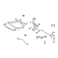 OEM 2010 Lincoln MKX Lower Control Arm Bolt Diagram - -W712734-S439