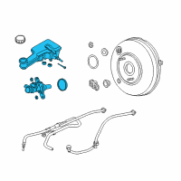 OEM 2019 Ford Fusion Master Cylinder Diagram - JG9Z-2140-C