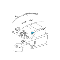 OEM 2006 Scion tC Side Sensor Diagram - 89860-21030