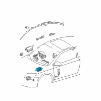 OEM 2008 Scion tC Center Sensor Diagram - 89170-21100