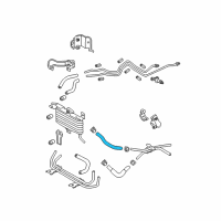 OEM 2004 Lexus GX470 Hose, Oil Cooler Outlet, NO.1 Diagram - 32942-60410