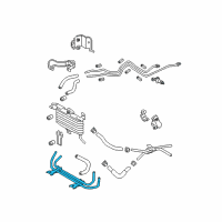 OEM 2007 Toyota FJ Cruiser Oil Cooler Tube Diagram - 32907-60071