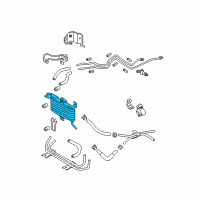 OEM 2008 Lexus GX470 Cooler Assy, Oil Diagram - 32910-60150