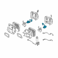 OEM Acura NSX Motor, Cooling Fan Diagram - 80151-SL0-A01