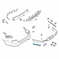 OEM 2012 Ford Taurus Reflector Diagram - AG1Z-15A449-A