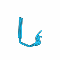 OEM Chevrolet Silverado 2500 HD Classic Power Steering Oil Cooler Diagram - 25895896