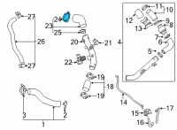 OEM Kia Forte Clip-Hose Diagram - 282922F055