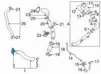 OEM 2021 Kia Soul Clamp-Hose Diagram - 282922F060