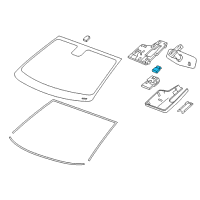 OEM Chevrolet Bolt EUV Rain Sensor Diagram - 13536348