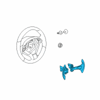 OEM Switch Assembly-Auto Trans, Steering Diagram - 25549-JK000